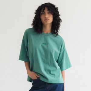 Oversized Cut Tee - Acid Green