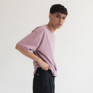 Oversized Cut Tee - Acid Rose